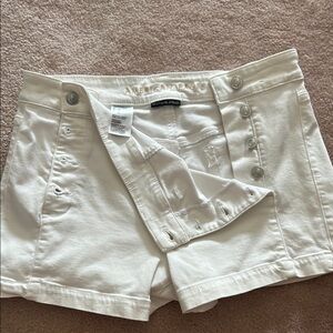 American Eagle Outfitters High Waist White Shorts